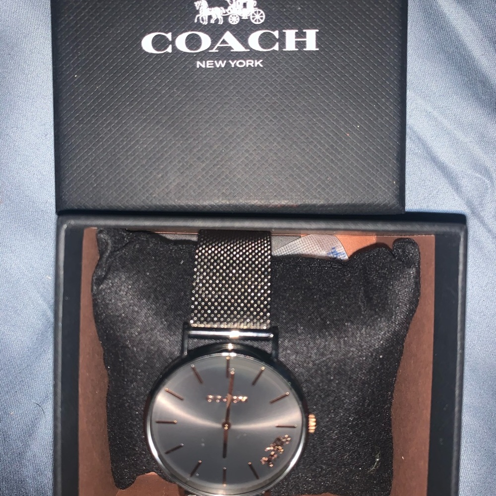Coach black watch Stainless Steel
